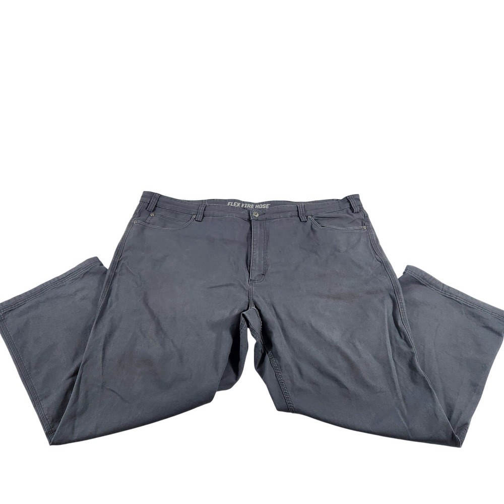 Duluth Trading Co Flex Fire Hose‎ Pants Mens 48x30 Blue Gray Workwear Utility